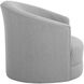 Grimaldi Liv Dove Swivel Armchair, Swivel